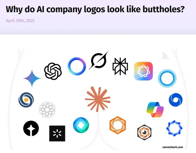 왜 AI 회사 로고들은 똥꼬같이 생김?