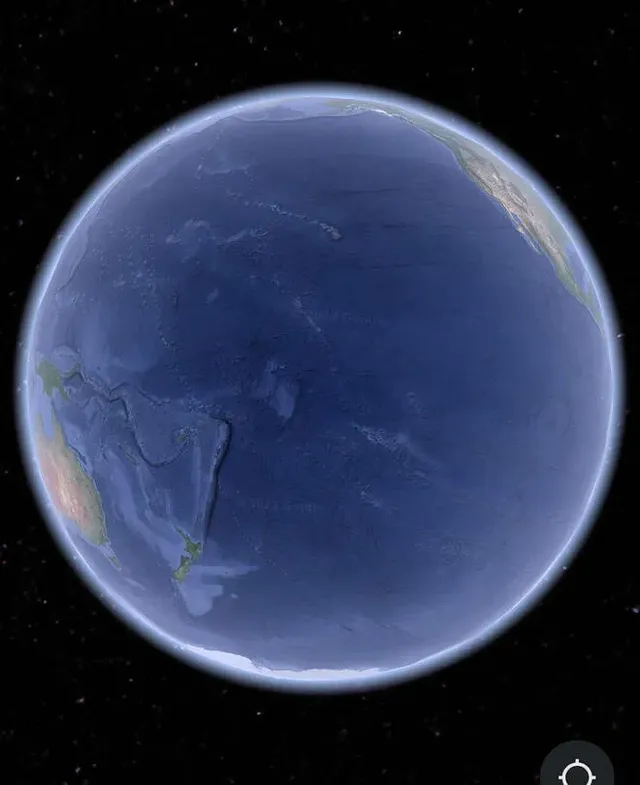 태평양 실제크기 체감