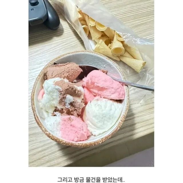 쿠팡으로 아이스크림 산 후기