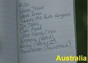 캡틴 아메리카:윈터솔져 캡틴의 메모수첩 국가별 기록내용