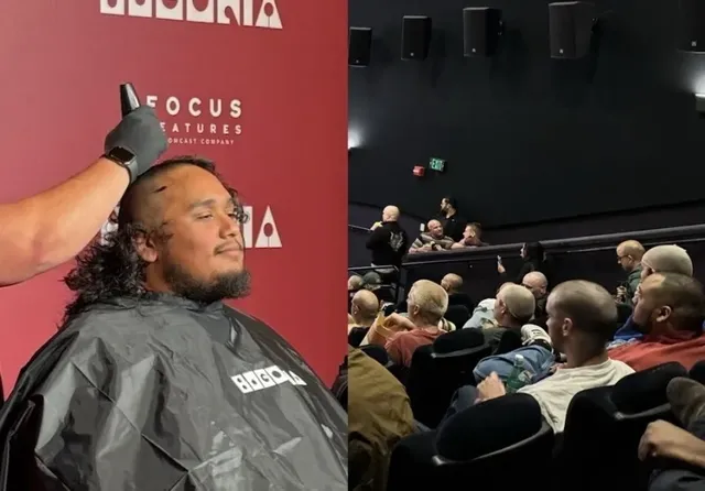 세계 최초 대머리만 입장 가능 영화 시사회