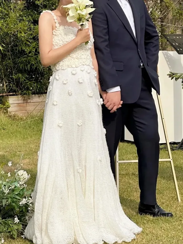 엄마가 만들어주신 드레스.