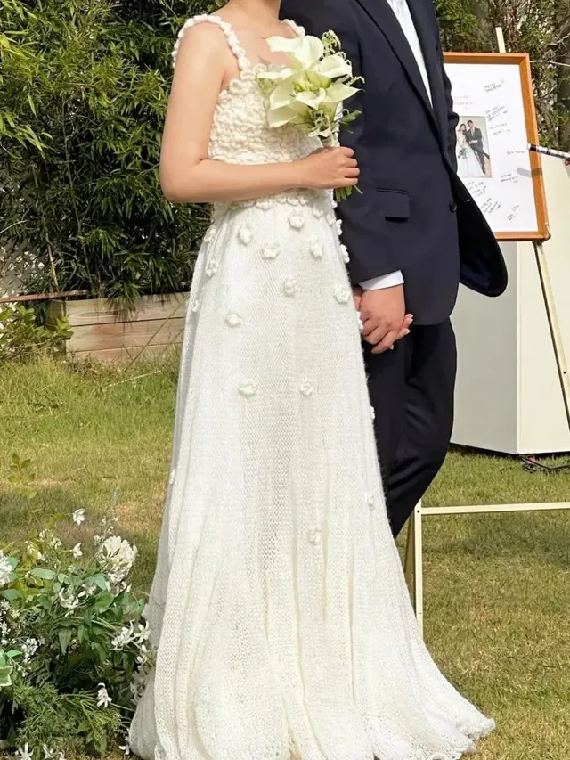 엄마가 만들어주신 드레스.