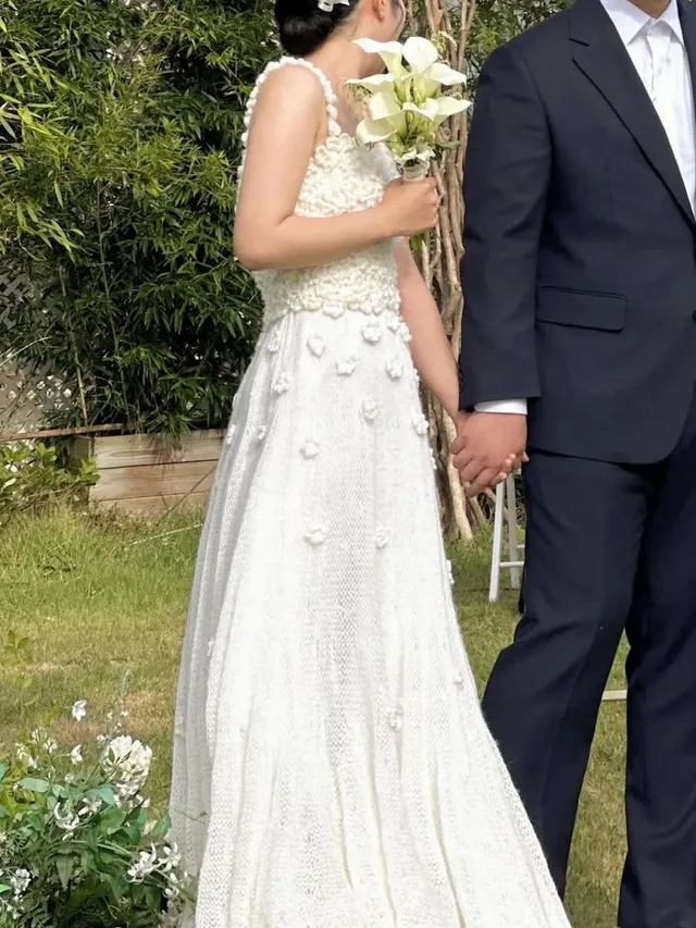 엄마가 만들어주신 드레스.