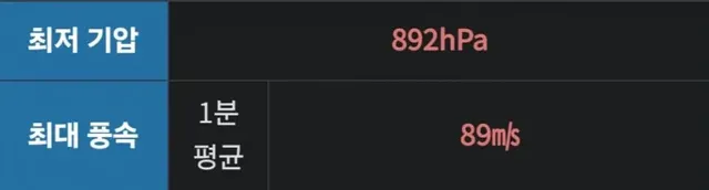 좀 쎈 태풍 영상