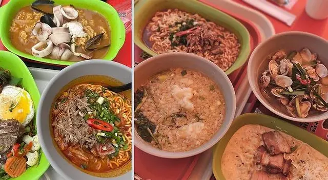 어제 끝난 구미 라면 축제