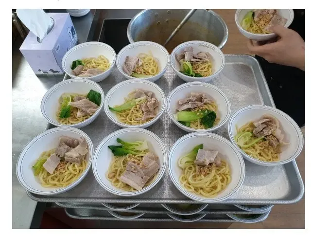 남극기지 실제 식사