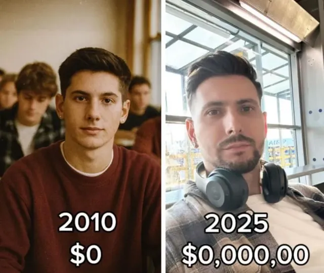 15년 전 돈 없던 나와 성장한 나