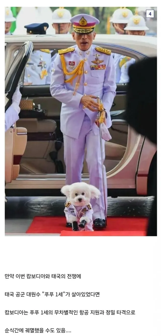 레전드 개새끼였던 태국 공군 대원수