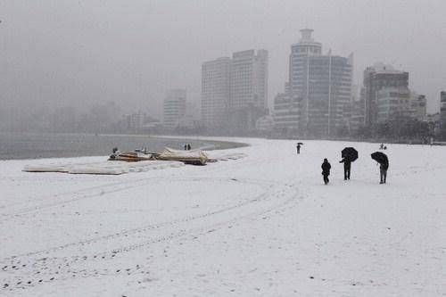 부산 폭설 vs 강원도 폭설 비교