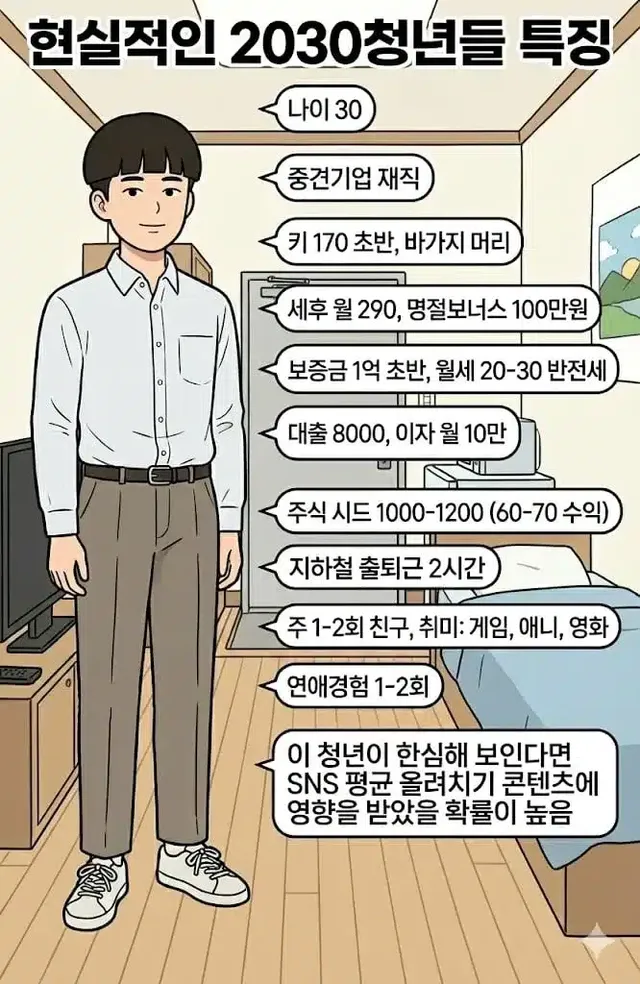 현실적인 2030 청년들 특징