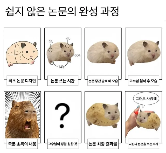 쉽지 않은 논문의 완성 과정