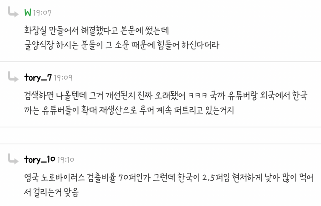 한국에서 굴먹고 노로바이러스가 자주 걸리는 이유