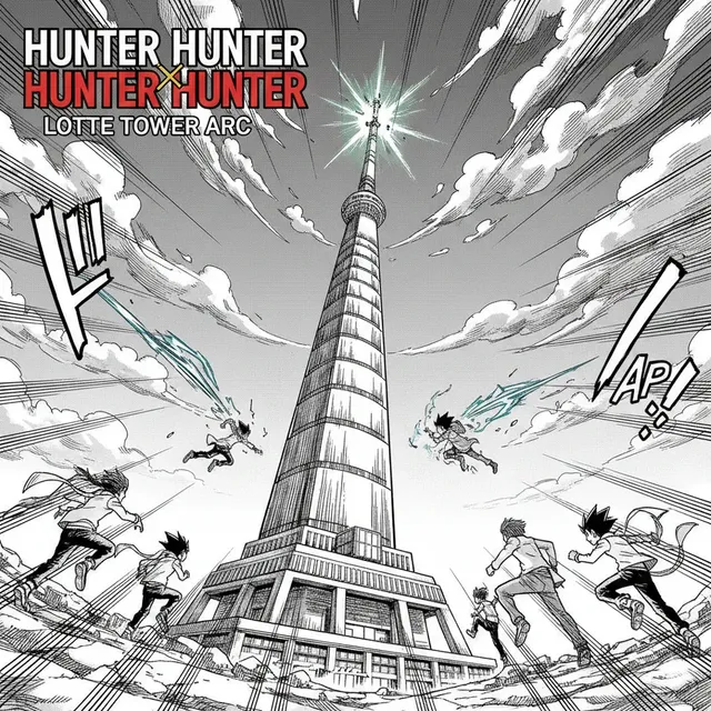 AI가 그린 롯데타워 그림