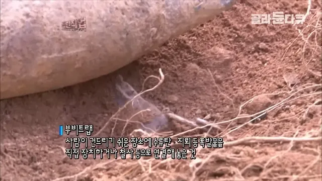 불발탄인줄 알았는데 부비트랩
