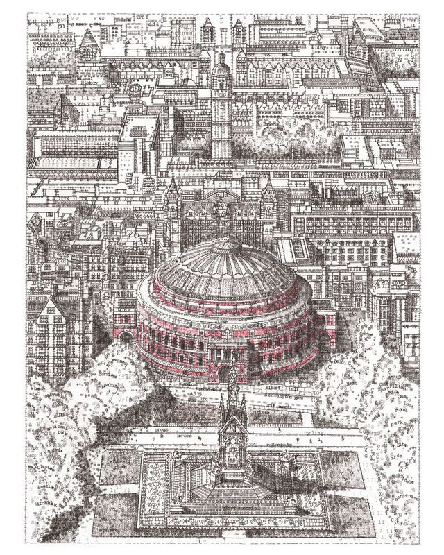 낡은 타자기로 그린 놀라운 그림