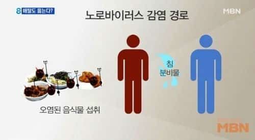 친구한테 노로 바이러스 옮음