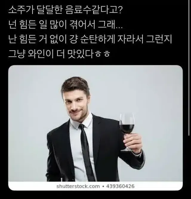 니들은 소주가 다냐?