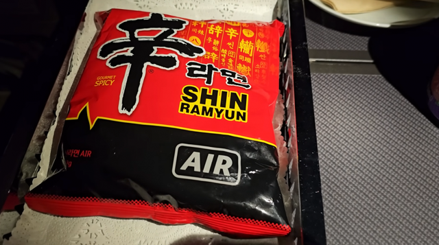 대한한공 전용 라면...mp4