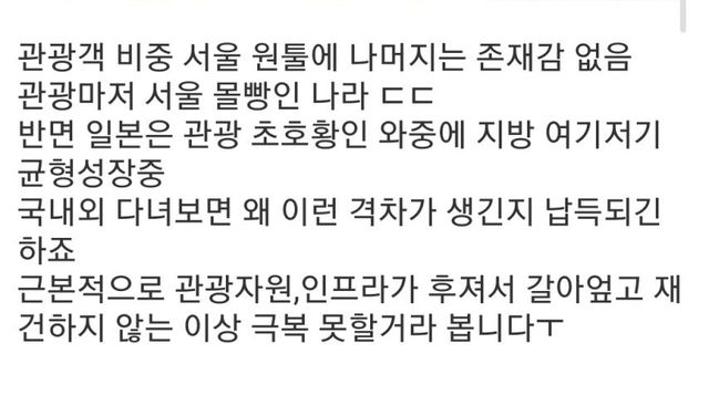 일본에 발리고 있는 한국 관광산업 현실.jpg