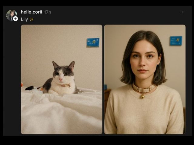 챗GPT가 사람으로 바꿔준 고양이와 강아지들