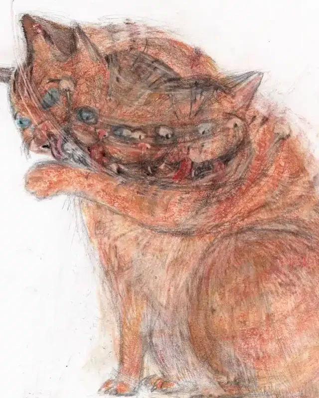 극사실체 고양이 그림들.jpg