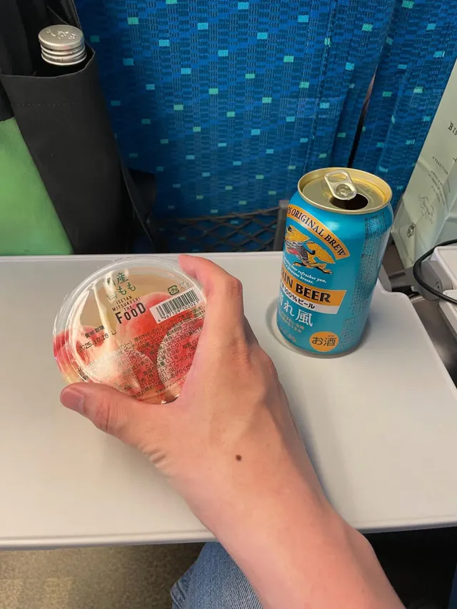 일본 기차에서 음식 좀 먹었는데 민폐일까?