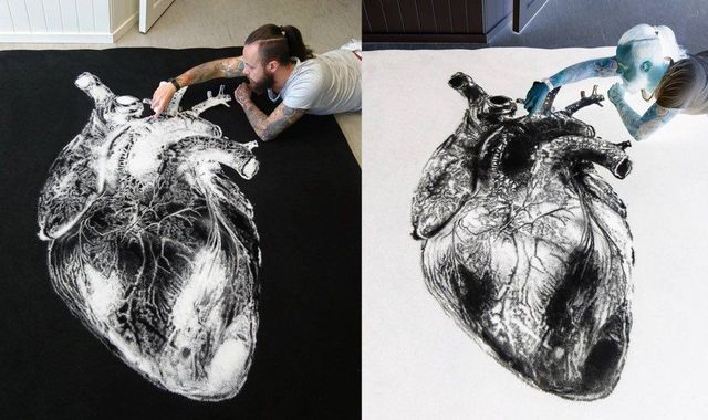 짠내나는 소금 그림