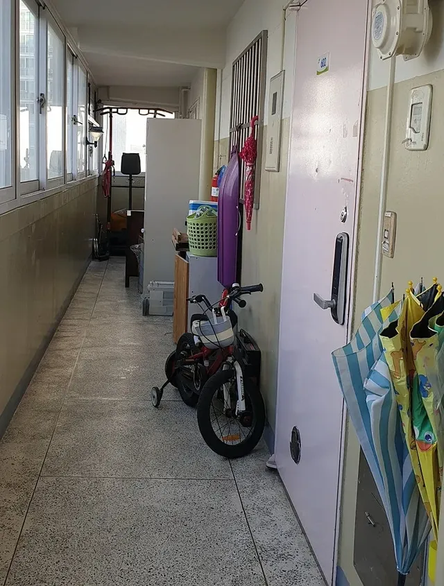 의외로 많다는 아파트 복도 적치물