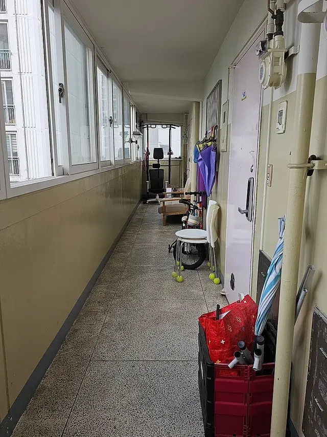 의외로 많다는 아파트 복도 적치물