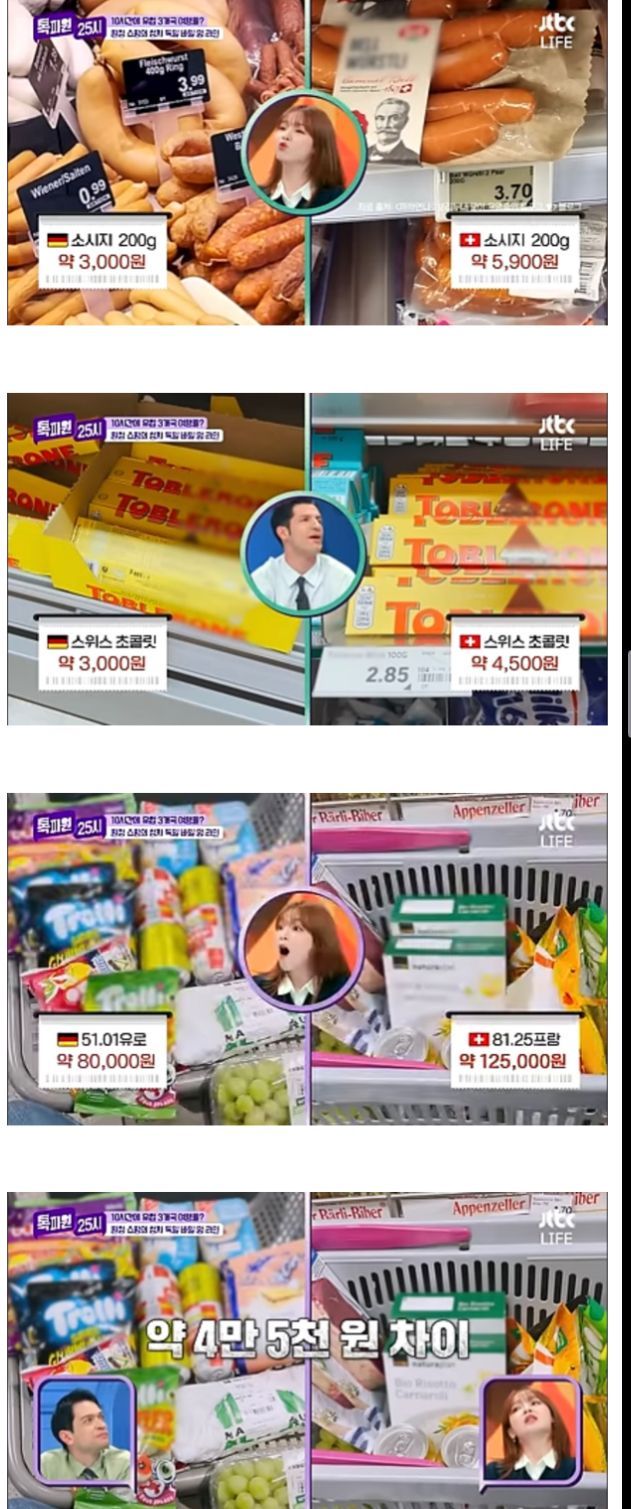 물가 저렴한 독일로 장보러 가는 스위스 사람들