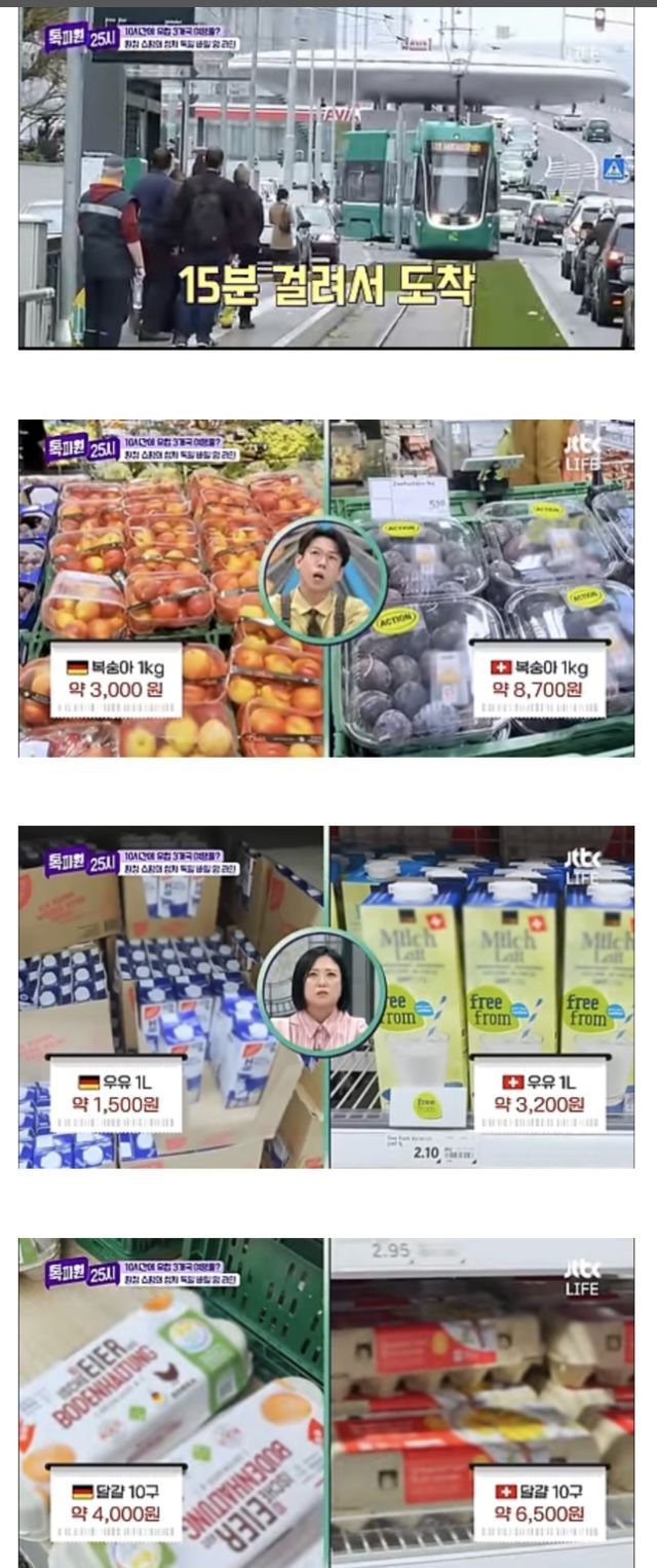 물가 저렴한 독일로 장보러 가는 스위스 사람들