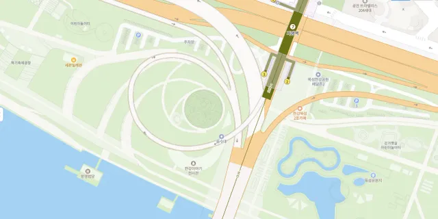 뚝섬 한강공원 이스터에그