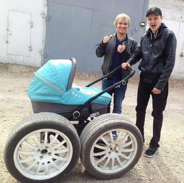 승차감만을 생각한 유모차...