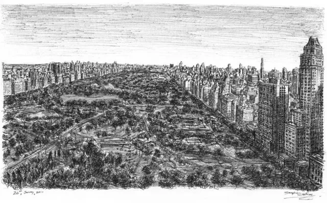 인간 카메라로 불리는 예술가