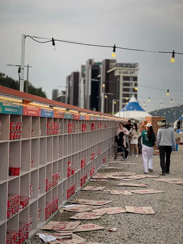 부산에서 열린 세계 라면축제 근황 ^^