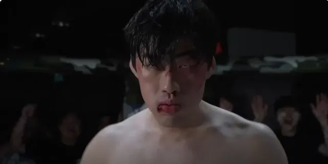 격투기 상대가 너무 세보여서 겁먹음