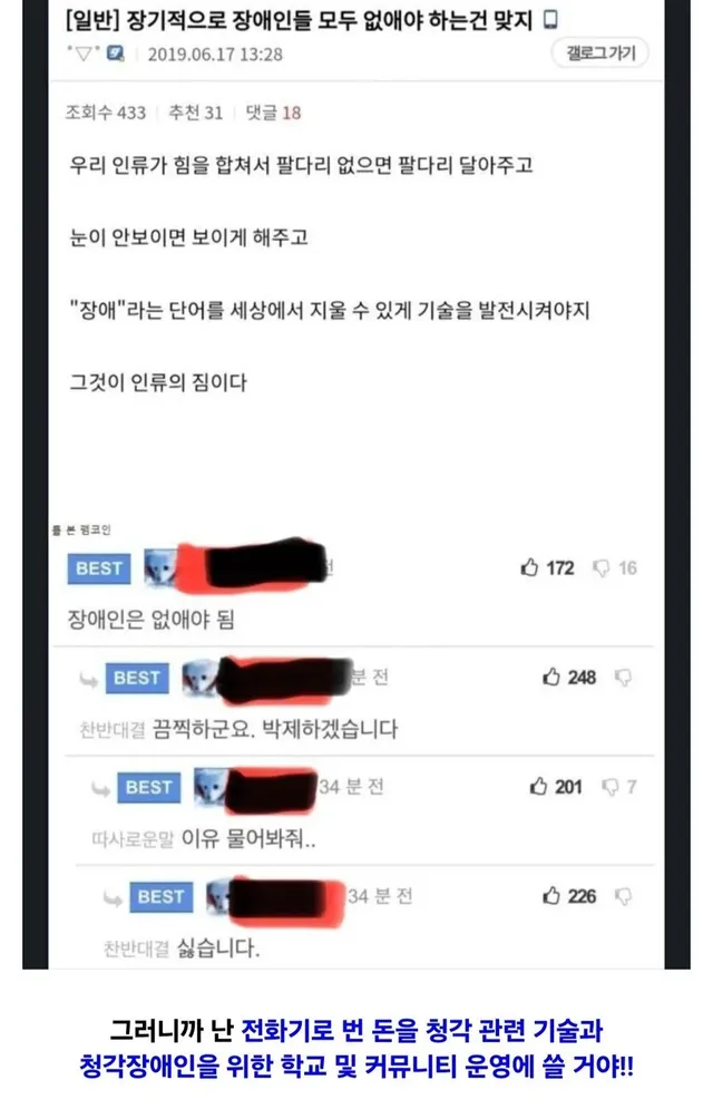 청각 장애인의 멸절을 위해 특허를 훔친 우생학 지지자