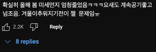 올해 미세먼지가 확 줄어든📉 이유?