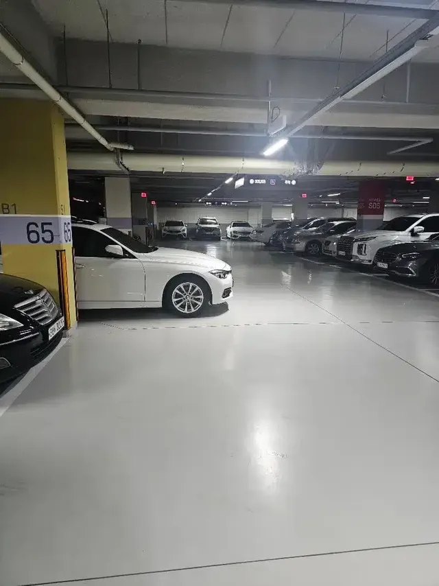 무개념 주차 3시리즈 차주와 대화