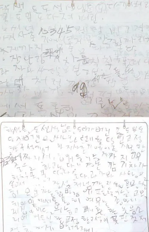 악필교정학원 피셜 진짜 악필