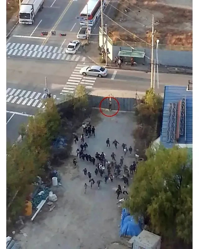 고딩들이 서열잡기 하길래 경찰부름