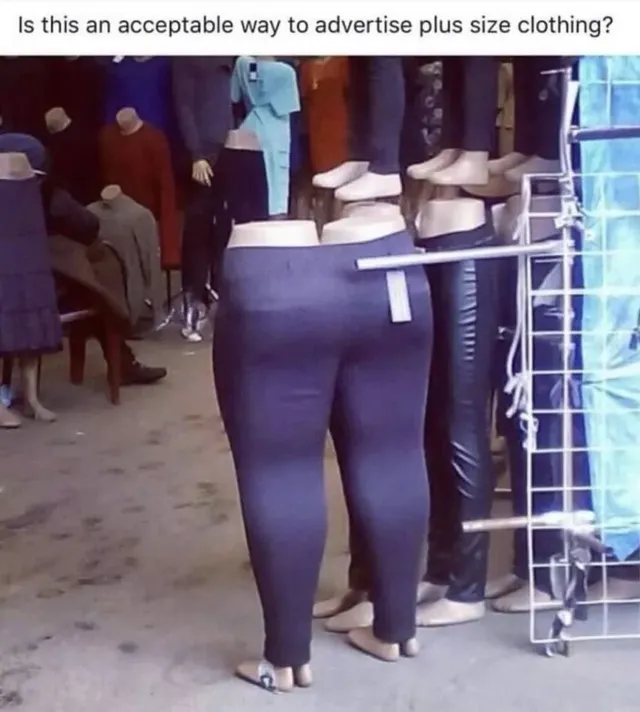 빅사이즈 옷가게에서 쓰는 마네킨