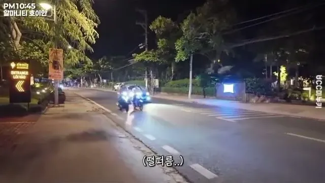 동남아 길거리에서 마주친 한국 남자