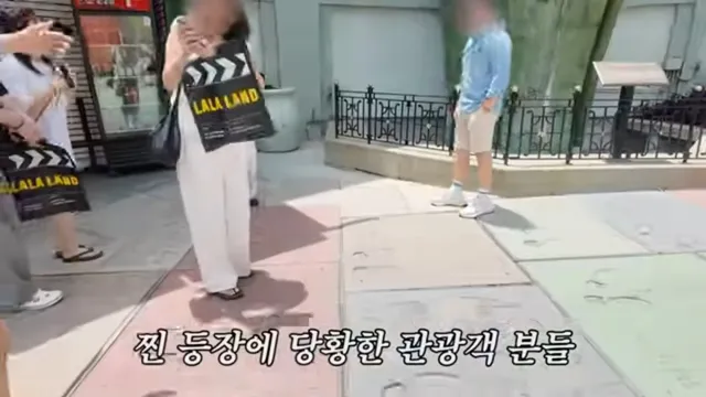LA에 이병헌 핸드프린팅 보러 갔다가, 이병헌을 만난 사람들