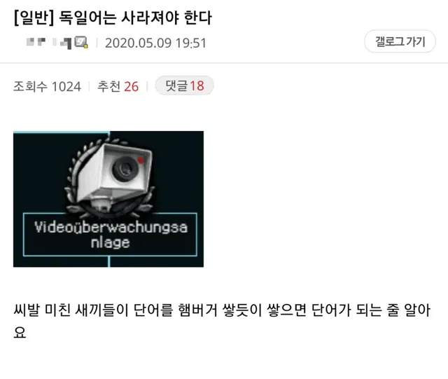 독일어는 사라져야 하는 언어다