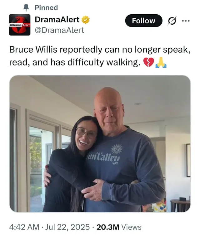 브루스 윌리스 최근 근황....