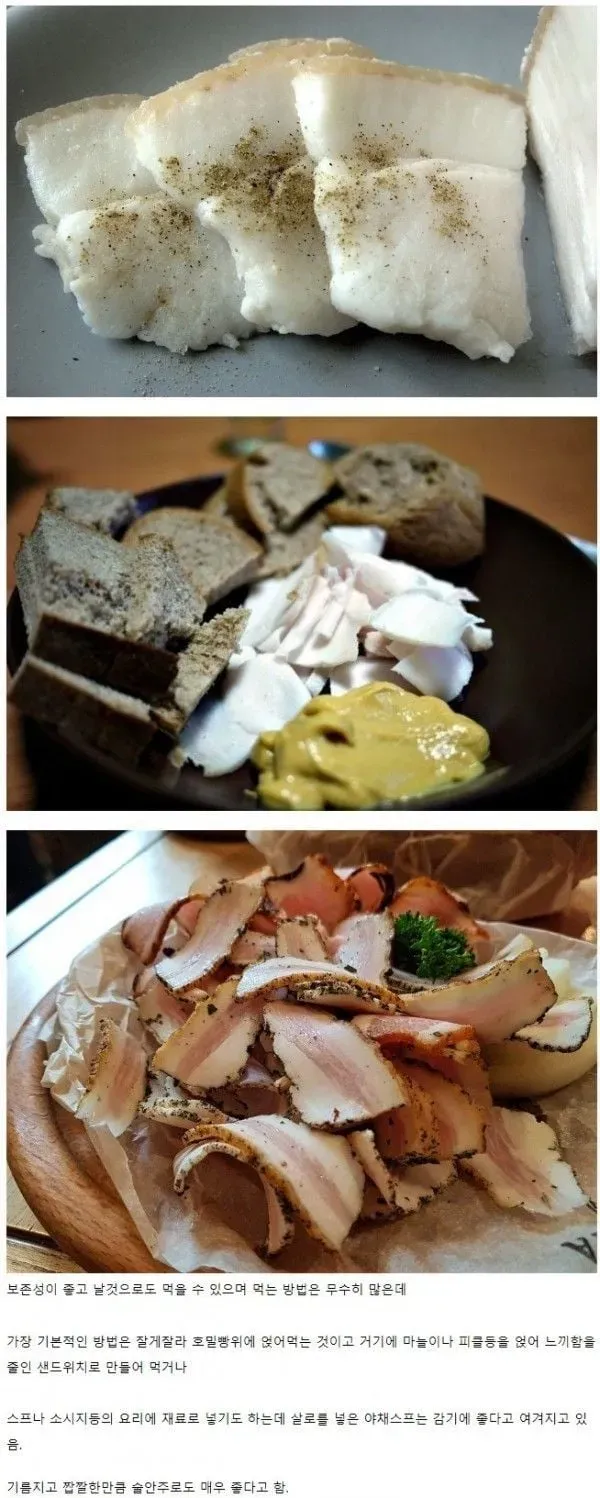 군침이 싹도는 전세계 염장고기 종류