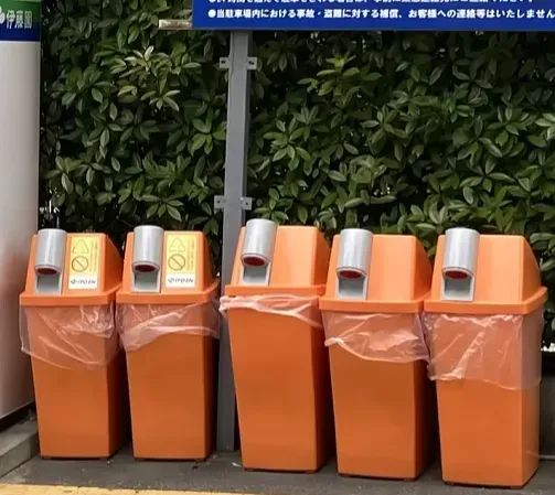 일본 전국에 설치중인 쓰레기통