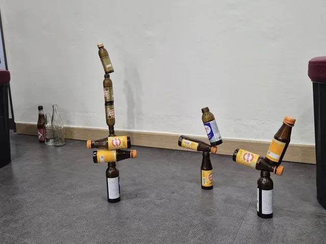 병 겹쳐세우기 달인 ㄷㄷㄷ